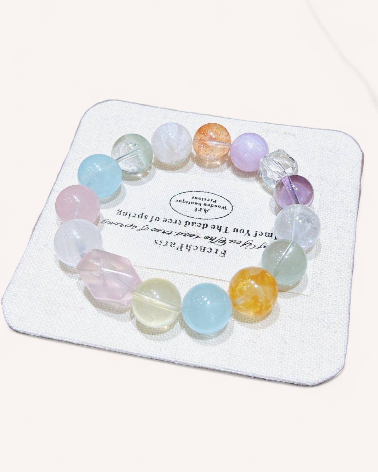 Emotional Clarity & Self-Love Crystal Bracelet – Moonstone & Rose Quartz
