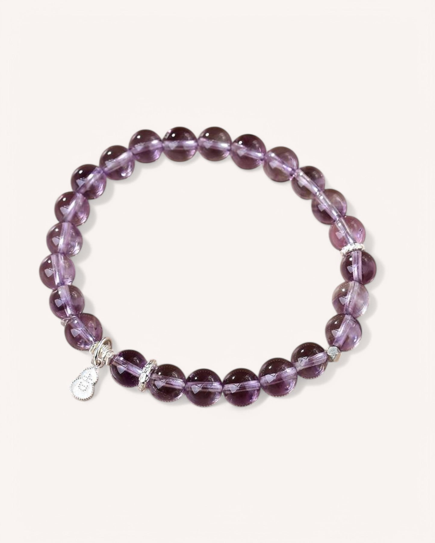 Amethyst bracelet designed for spiritual protection and energy cleansing. A perfect accessory for enhancing intuition, emotional stability, and mindfulness.