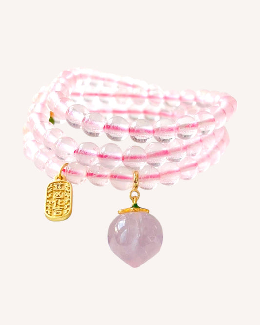rose-quartz-multi-layer-love-healing-bracelet-flat